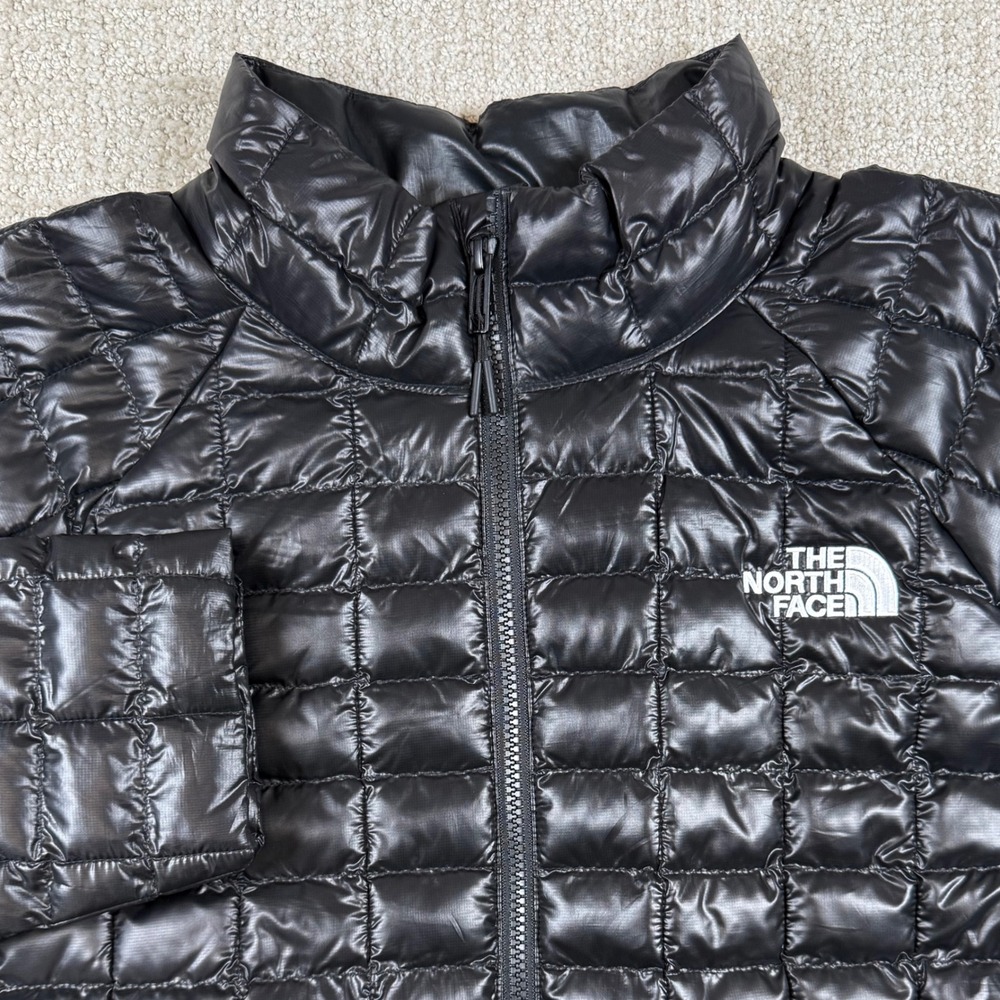 NEW The North Face Womens 2XL Black ThermoBall Eco Quilted Puffer Jacket